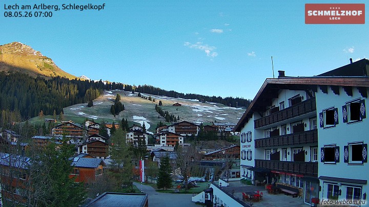 Archiv Foto Webcam Lech: Hotel Schmelzhof