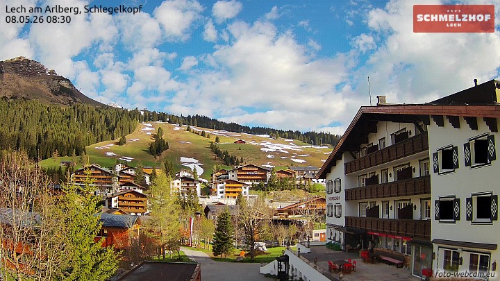 Archiv Foto Webcam Lech: Hotel Schmelzhof