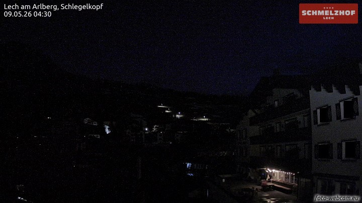 Archived image Webcam Hotel Schmelzhof (Lech)