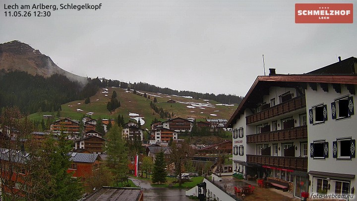 Archived image Webcam Hotel Schmelzhof (Lech)