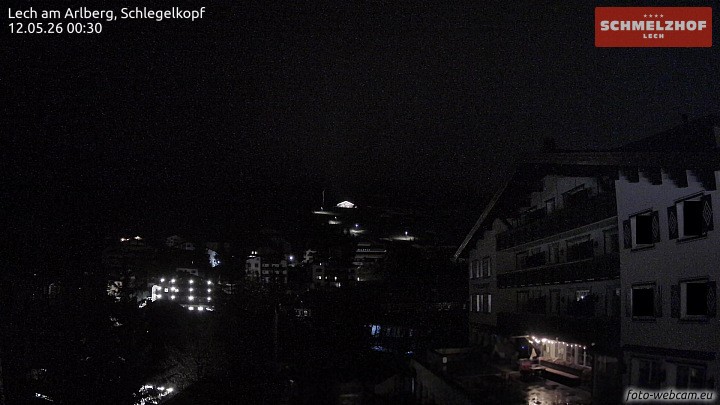 Archived image Webcam Hotel Schmelzhof (Lech)