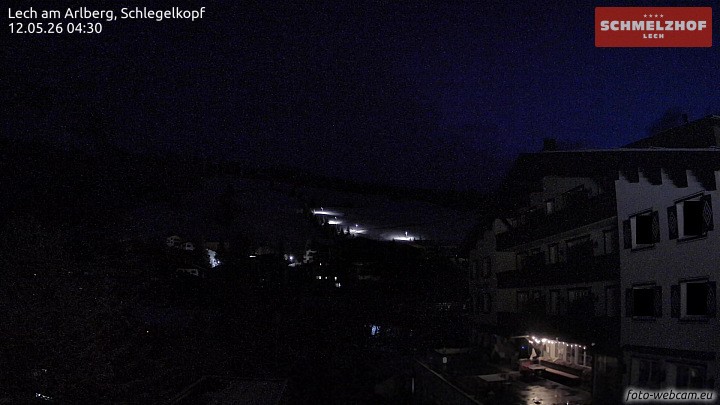 Archived image Webcam Hotel Schmelzhof (Lech)