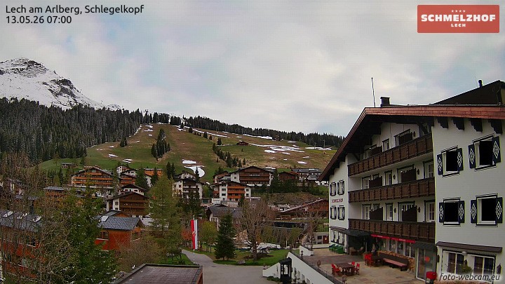 Archiv Foto Webcam Lech: Hotel Schmelzhof