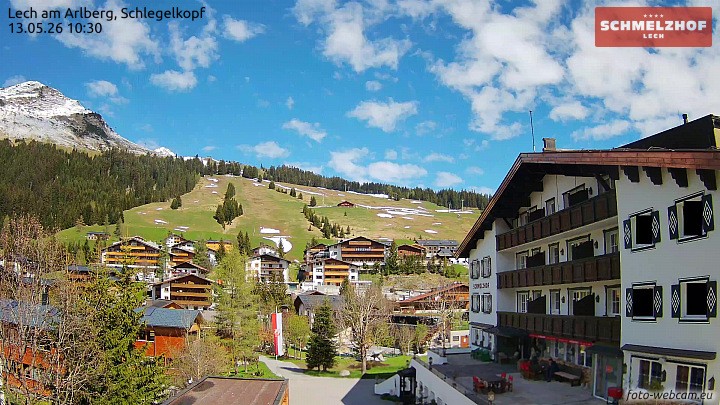 Archiv Foto Webcam Lech: Hotel Schmelzhof