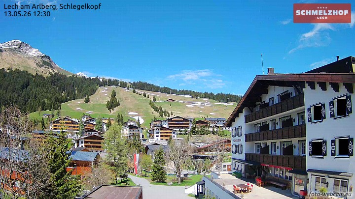 Archiv Foto Webcam Lech: Hotel Schmelzhof