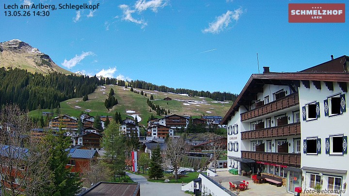 Archiv Foto Webcam Lech: Hotel Schmelzhof