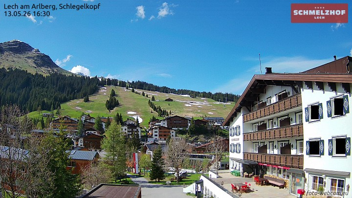 Archiv Foto Webcam Lech: Hotel Schmelzhof