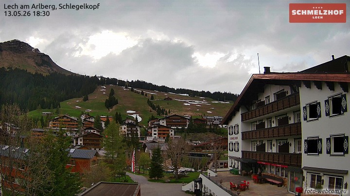 Archiv Foto Webcam Lech: Hotel Schmelzhof