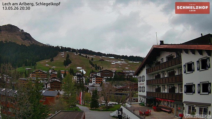 Archiv Foto Webcam Lech: Hotel Schmelzhof