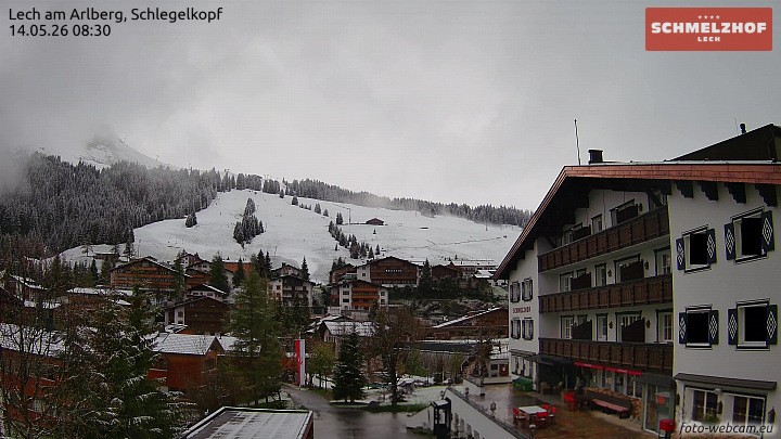 Archiv Foto Webcam Lech: Hotel Schmelzhof