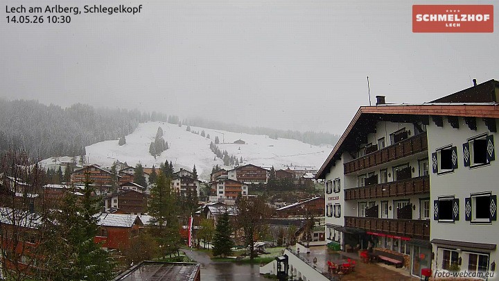 Archiv Foto Webcam Lech: Hotel Schmelzhof