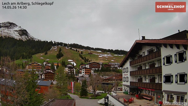 Archiv Foto Webcam Lech: Hotel Schmelzhof