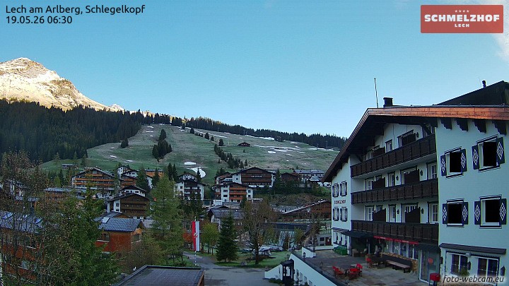 Archiv Foto Webcam Lech: Hotel Schmelzhof