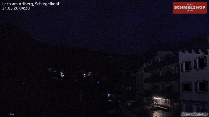 Archived image Webcam Hotel Schmelzhof (Lech)