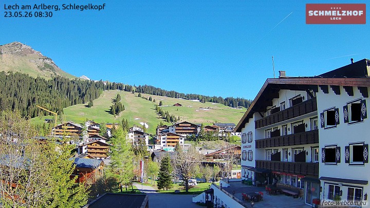 Archiv Foto Webcam Lech: Hotel Schmelzhof