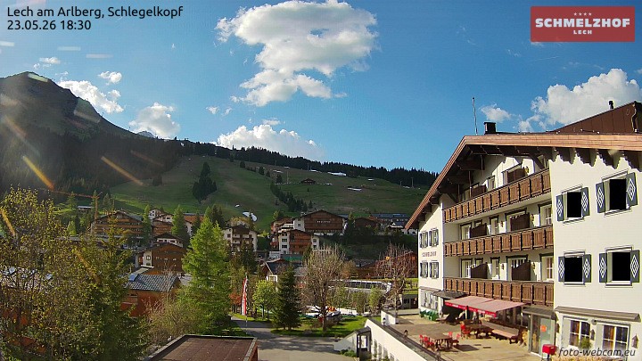 Archiv Foto Webcam Lech: Hotel Schmelzhof