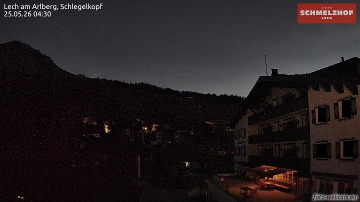 Archiv Foto Webcam Lech: Hotel Schmelzhof