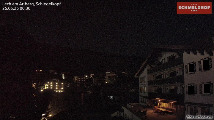 Archived image Webcam Hotel Schmelzhof (Lech)