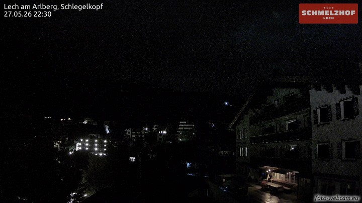 Archived image Webcam Hotel Schmelzhof (Lech)