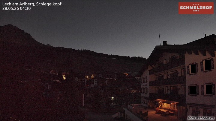 Archiv Foto Webcam Lech: Hotel Schmelzhof