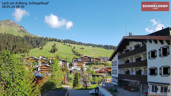 Archiv Foto Webcam Lech: Hotel Schmelzhof