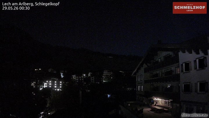 Archived image Webcam Hotel Schmelzhof (Lech)