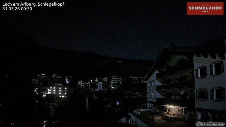 Archived image Webcam Hotel Schmelzhof (Lech)