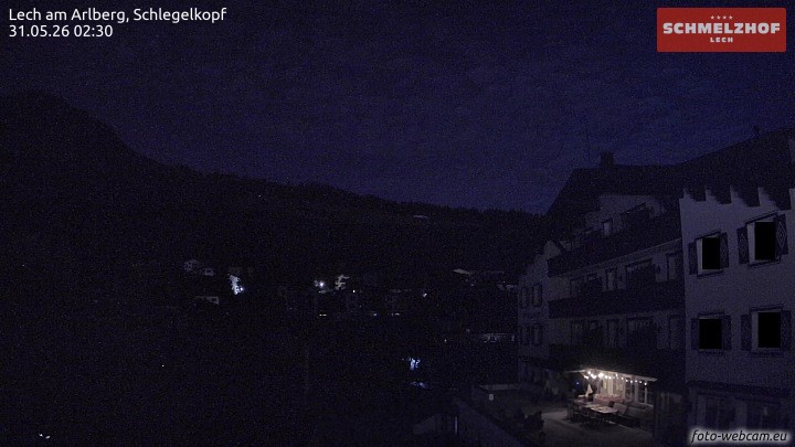 Archived image Webcam Hotel Schmelzhof (Lech)
