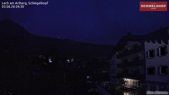 Archiv Foto Webcam Lech: Hotel Schmelzhof