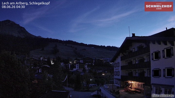 Archiv Foto Webcam Lech: Hotel Schmelzhof