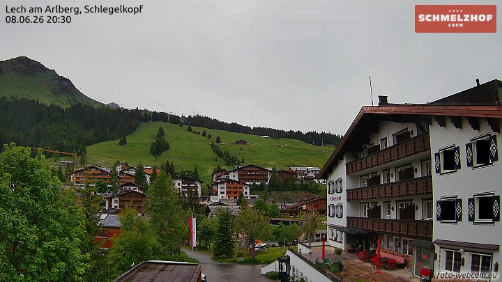 Archiv Foto Webcam Lech: Hotel Schmelzhof