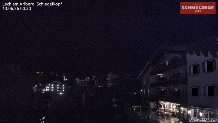 Archived image Webcam Hotel Schmelzhof (Lech)
