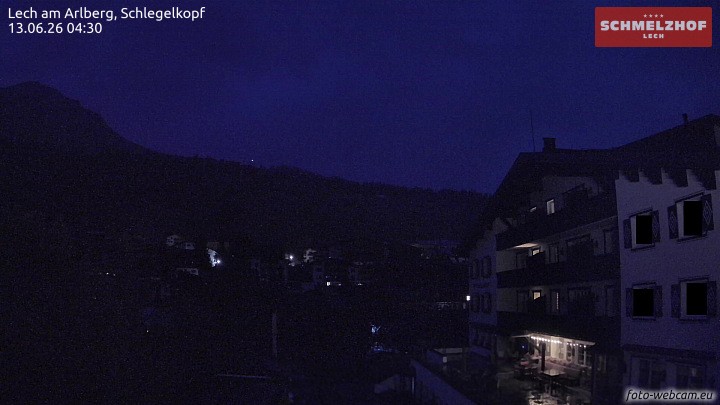 Archived image Webcam Hotel Schmelzhof (Lech)