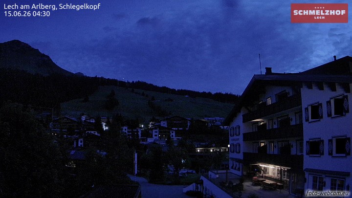 Archiv Foto Webcam Lech: Hotel Schmelzhof