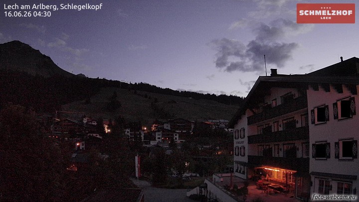 Archiv Foto Webcam Lech: Hotel Schmelzhof