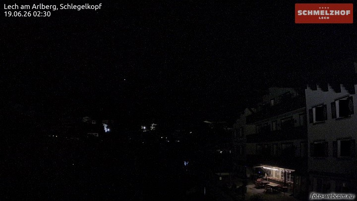 Archived image Webcam Hotel Schmelzhof (Lech)