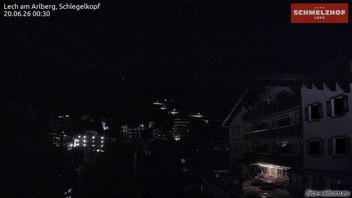 Archived image Webcam Hotel Schmelzhof (Lech)