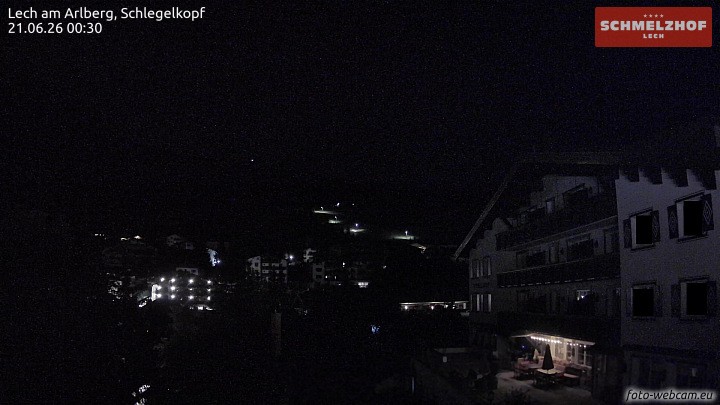 Archiv Foto Webcam Lech: Hotel Schmelzhof
