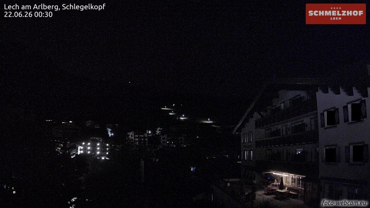 Archived image Webcam Hotel Schmelzhof (Lech)