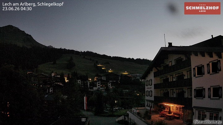 Archiv Foto Webcam Lech: Hotel Schmelzhof
