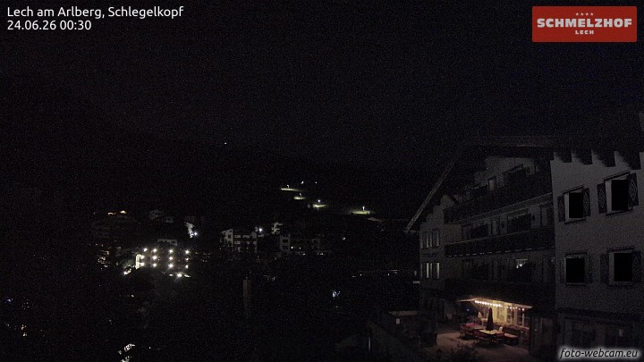 Archived image Webcam Hotel Schmelzhof (Lech)