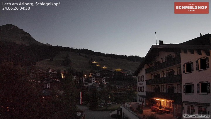 Archiv Foto Webcam Lech: Hotel Schmelzhof