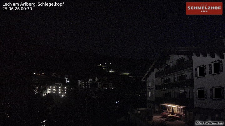 Archiv Foto Webcam Lech: Hotel Schmelzhof