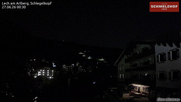 Archived image Webcam Hotel Schmelzhof (Lech)