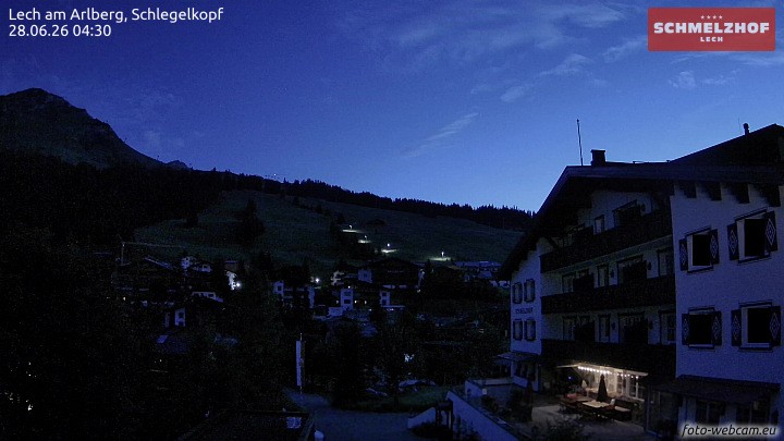 Archiv Foto Webcam Lech: Hotel Schmelzhof
