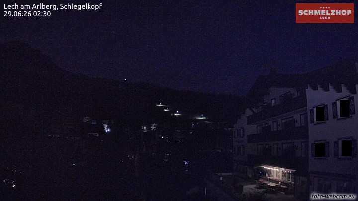 Archived image Webcam Hotel Schmelzhof (Lech)