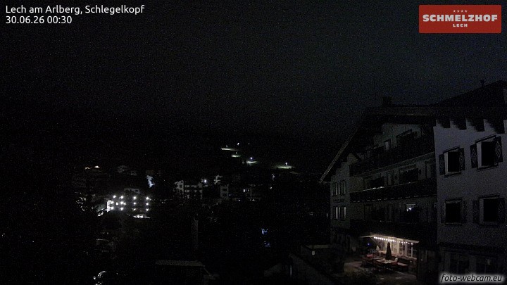 Archived image Webcam Hotel Schmelzhof (Lech)