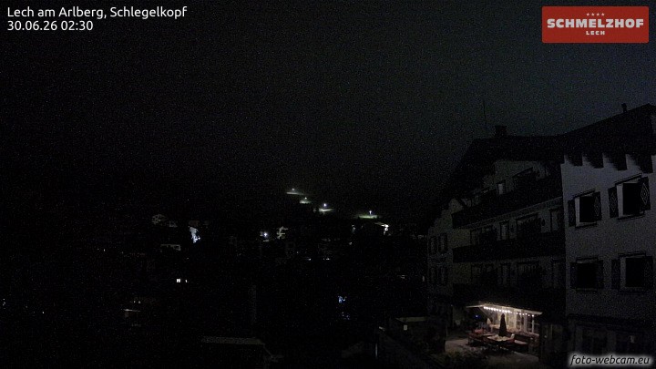 Archived image Webcam Hotel Schmelzhof (Lech)