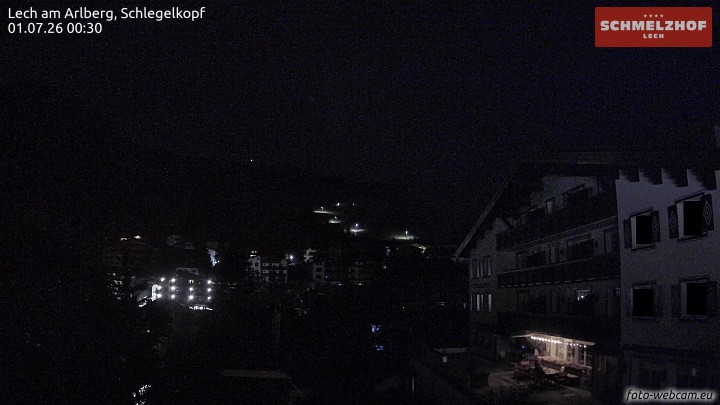 Archiv Foto Webcam Lech: Hotel Schmelzhof