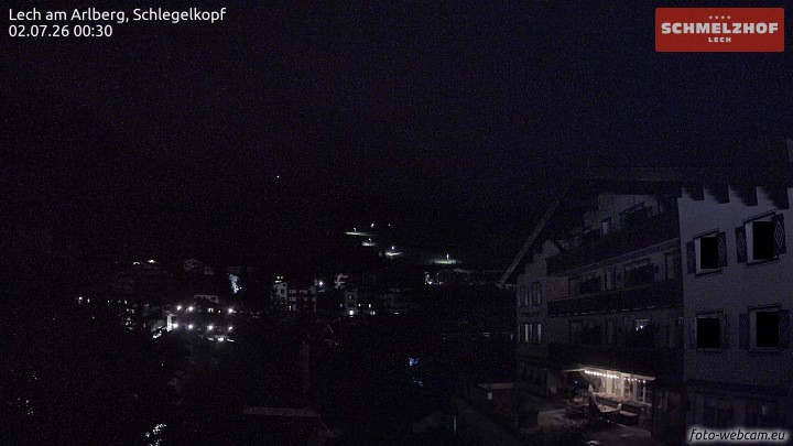 Archived image Webcam Hotel Schmelzhof (Lech)